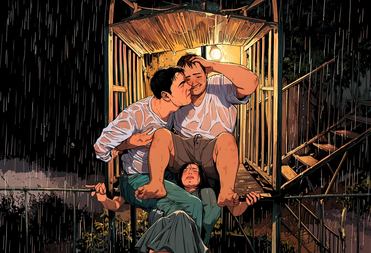 Rain on the Fire Escape