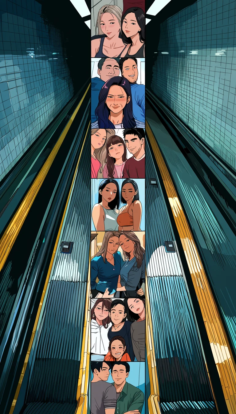 Subway Escalator
